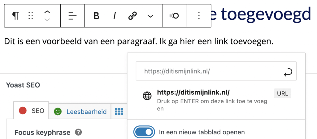 hoe plaats ik een nieuw bericht (blog of nieuws) op mijn wordpress-website?