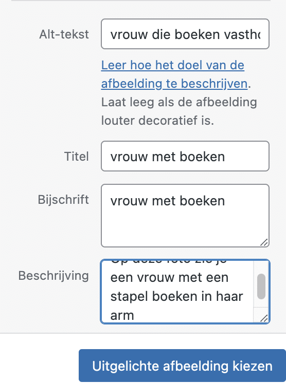 Hoe wijzig ik tekst en afbeeldingen op mijn WordPress-website?