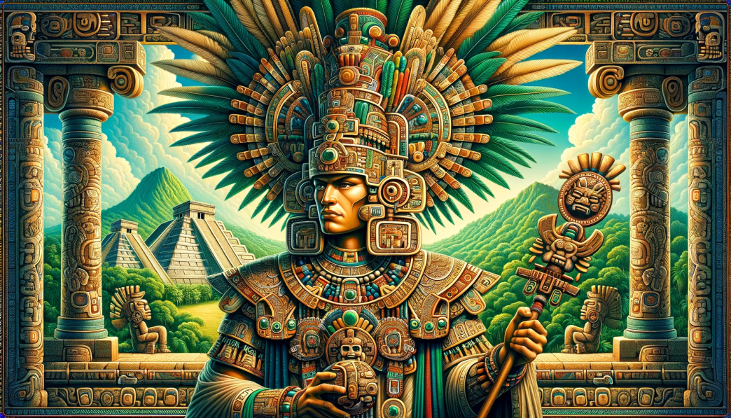 ab kin xoc, maya-god van oorlog of jacht