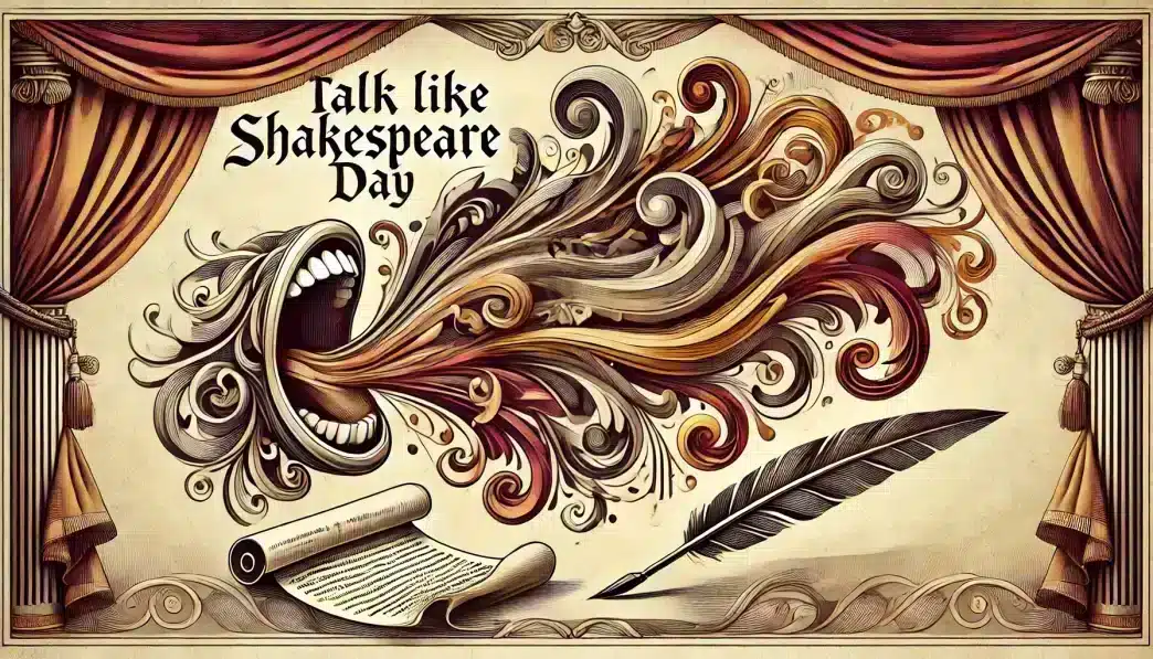 April 23: Talk Like Shakespeare Day (USA)