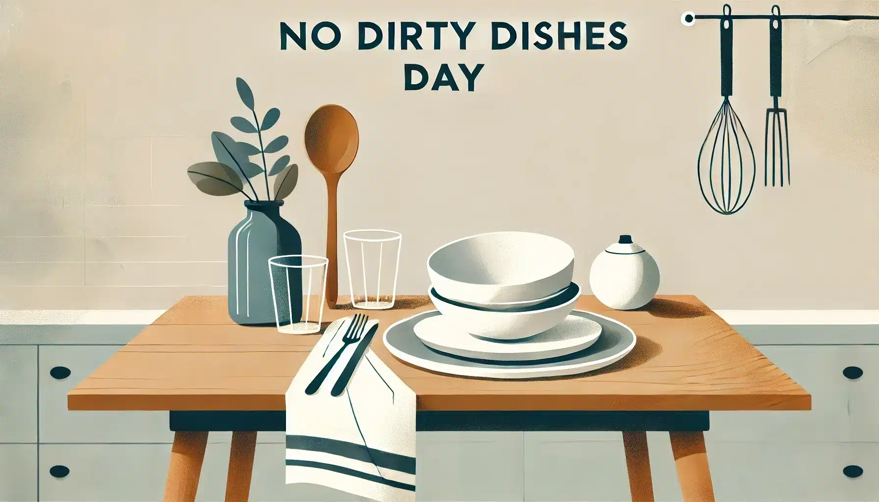 May 18: No Dirty Dishes Day (USA)